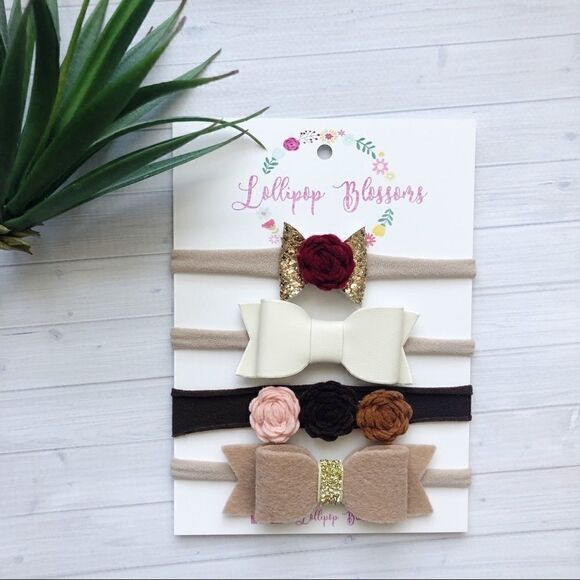 Fall baby Headband Bundle 🍁 Thanksgiving - Picture 3 of 3